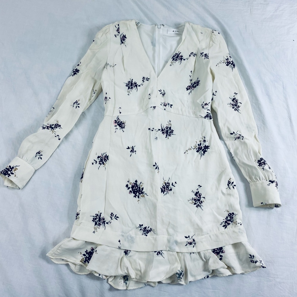A.L.C Sana Flounce Mini Dress
